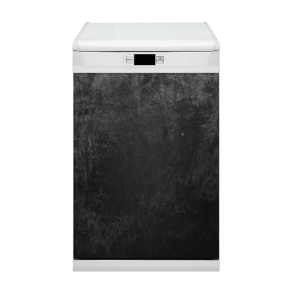 Painel magnético para máquina de lavar louça Mármore preto