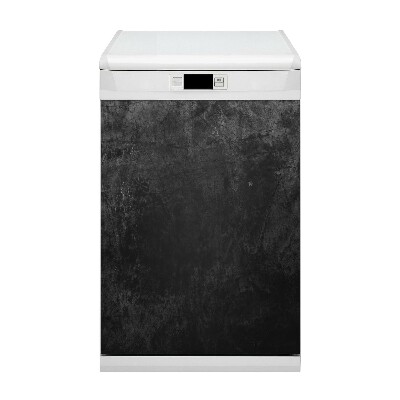 Painel magnético para máquina de lavar louça Mármore preto