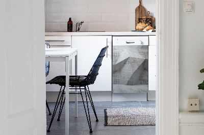 Painel magnético para máquina de lavar louça Concreto abstrato