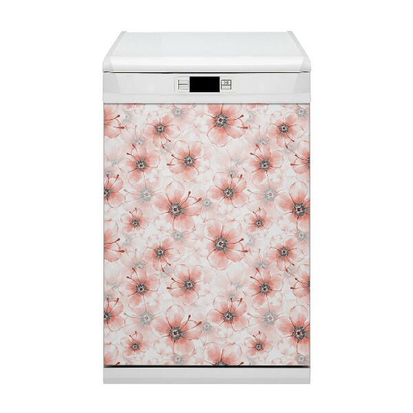 Capa magnética para máquina de lavar louça flores de laranjeira