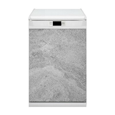 Capa magnética para máquina de lavar louça Motivo de concreto cinza