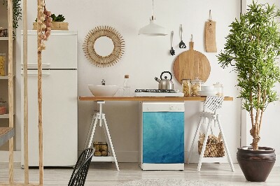 Painel magnético para máquina de lavar louça Ondas azuis