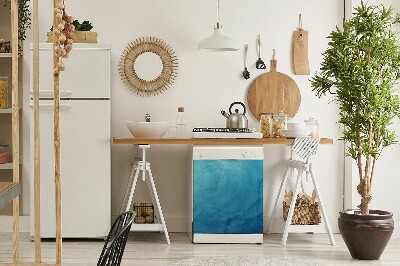 Painel magnético para máquina de lavar louça Ondas azuis