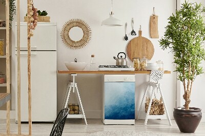 Capa magnética para máquina de lavar louça Ondas brancas