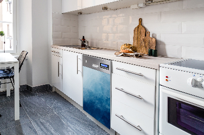 Capa magnética para máquina de lavar louça Ondas brancas