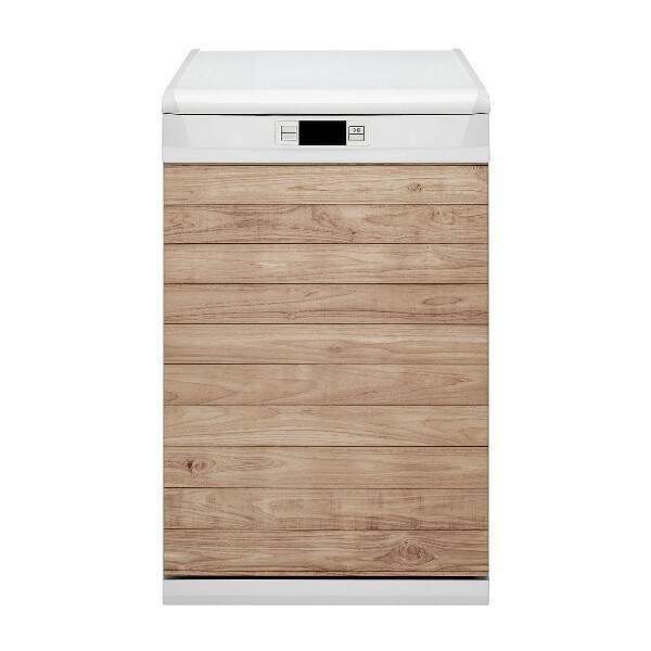 Painel magnético para máquina de lavar louça Tábuas marrons