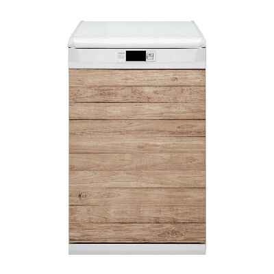 Painel magnético para máquina de lavar louça Tábuas marrons