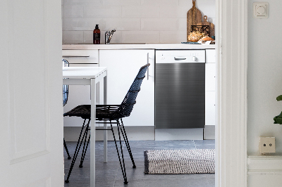 Painel magnético para máquina de lavar louça Cor metálica