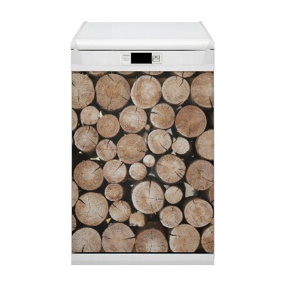 Painel magnético para máquina de lavar louça Vigas de madeira