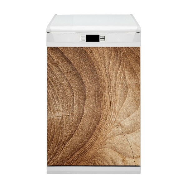 Capa magnética para máquina de lavar louça Seção transversal de madeira