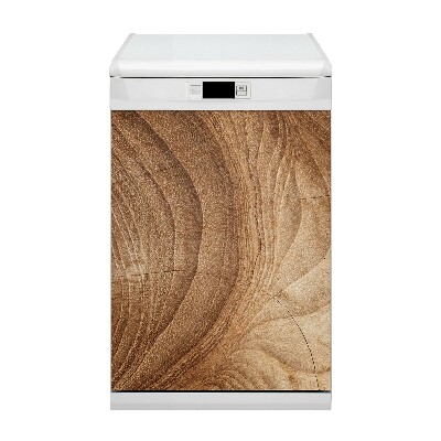 Capa magnética para máquina de lavar louça Seção transversal de madeira