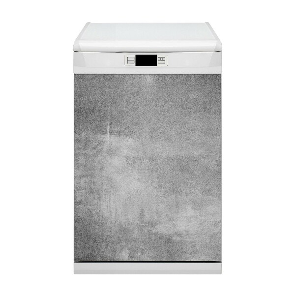 Painel magnético para máquina de lavar louça Concreto Abstrato