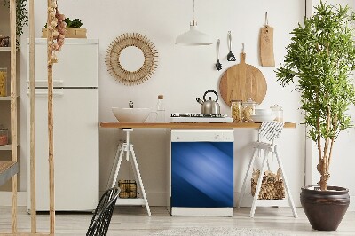 Capa magnética para máquina de lavar louça Abstração Azul