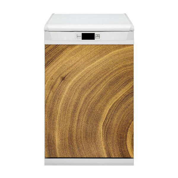 Painel magnético para máquina de lavar louça Grão de madeira