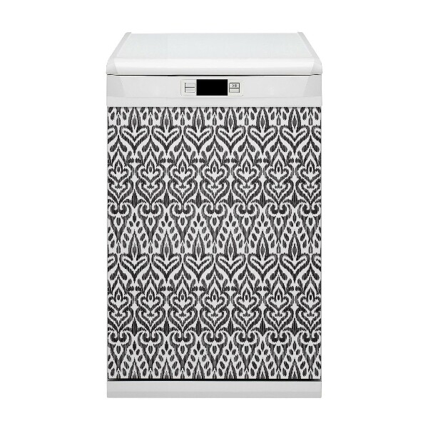 Painel magnético para máquina de lavar louça Padrão africano