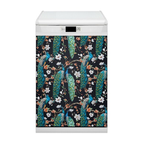 Capa magnética para máquina de lavar louça Pavões