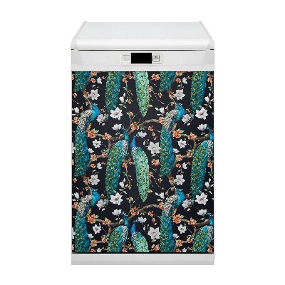 Capa magnética para máquina de lavar louça Pavões