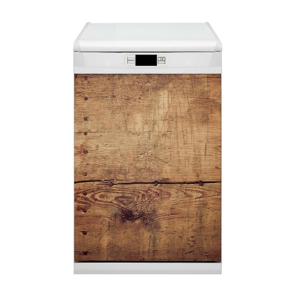 Capa magnética para máquina de lavar louça Madeira abstrata