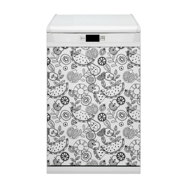 Painel magnético para máquina de lavar louça Fruta