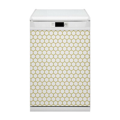 Capa magnética para máquina de lavar louça Favo de mel