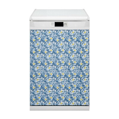 Painel magnético para máquina de lavar louça Borboletas nos trópicos