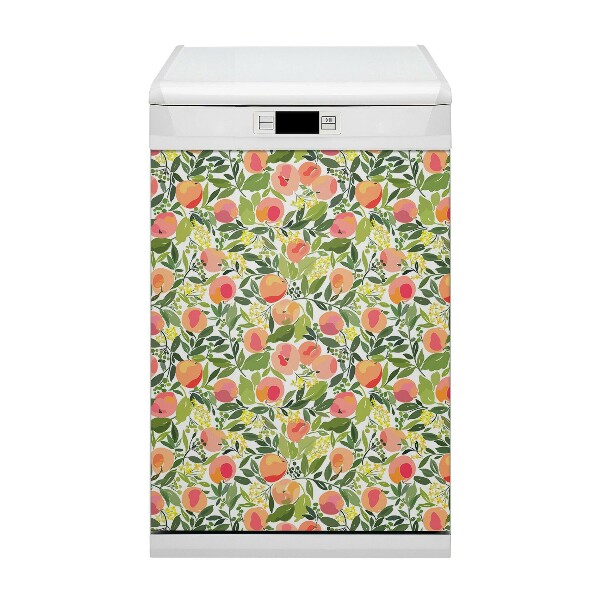 Painel magnético para máquina de lavar louça Pêssegos