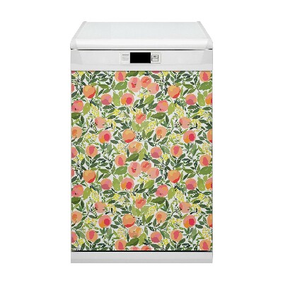 Painel magnético para máquina de lavar louça Pêssegos