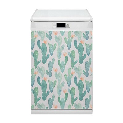 Capa magnética para máquina de lavar louça Cactos alternativos
