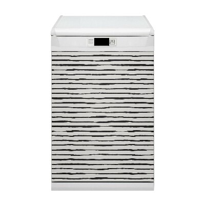 Painel magnético para máquina de lavar louça Linhas pretas