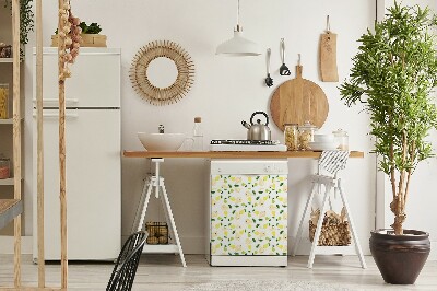 Capa magnética para máquina de lavar louça Peras amarelas