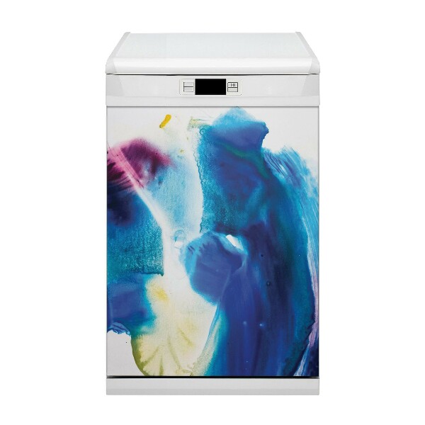 Capa magnética para máquina de lavar louça Manchas azuis