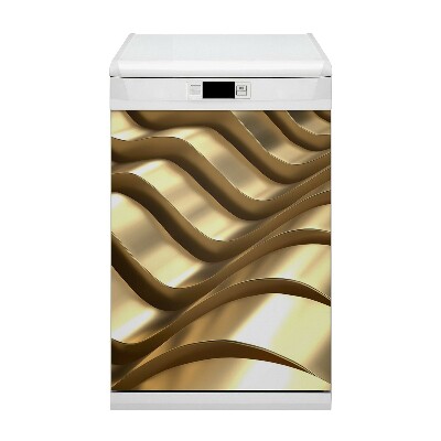 Painel magnético para máquina de lavar louça Elementos dourados