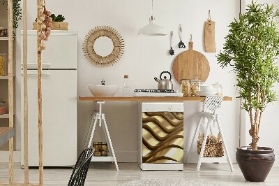 Painel magnético para máquina de lavar louça Elementos dourados