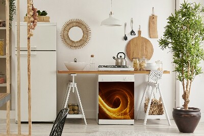 Capa magnética para máquina de lavar louça Chama ondulada