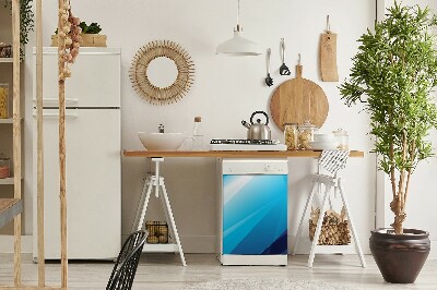 Painel magnético para máquina de lavar louça Passagem azul