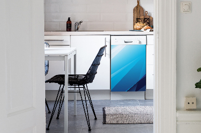 Painel magnético para máquina de lavar louça Passagem azul