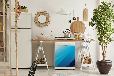 Painel magnético para máquina de lavar louça Passagem azul