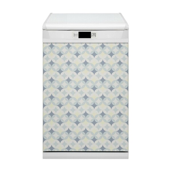 Capa magnética para máquina de lavar louça Textura retrô