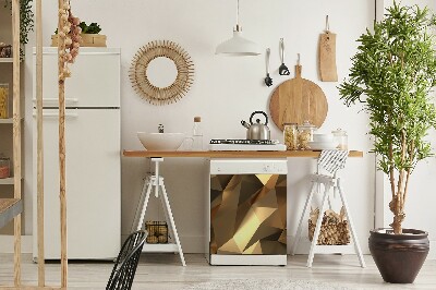 Painel magnético para máquina de lavar louça Folha de ouro