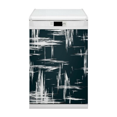 Painel magnético para máquina de lavar louça Arranhões brancos