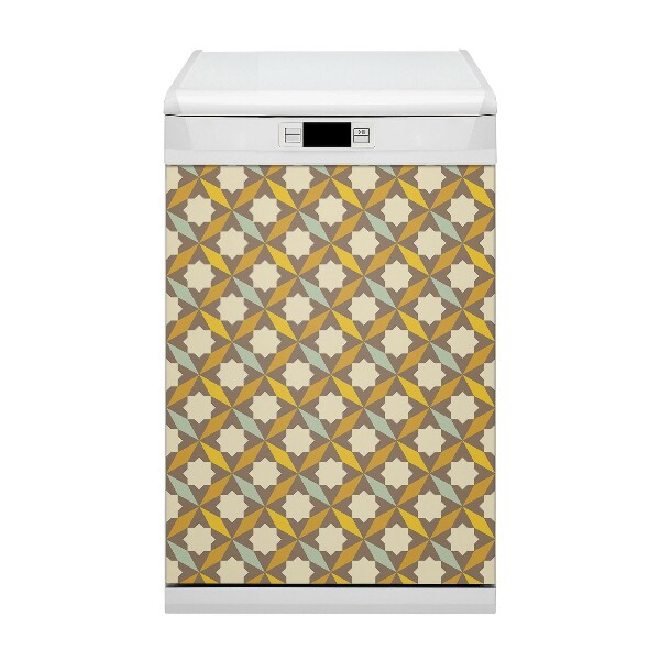 Painel magnético para máquina de lavar louça Padrão vintage