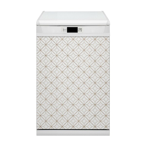 Capa magnética para máquina de lavar louça Geométrico