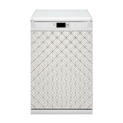 Capa magnética para máquina de lavar louça Geométrico