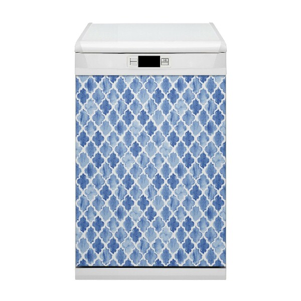 Capa magnética para máquina de lavar louça Padrão marroquino