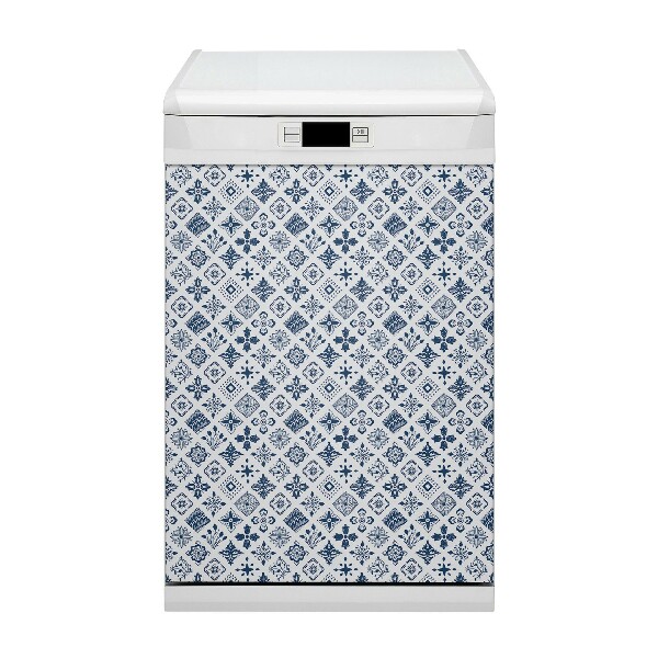 Capa magnética para máquina de lavar louça Padrão marroquino