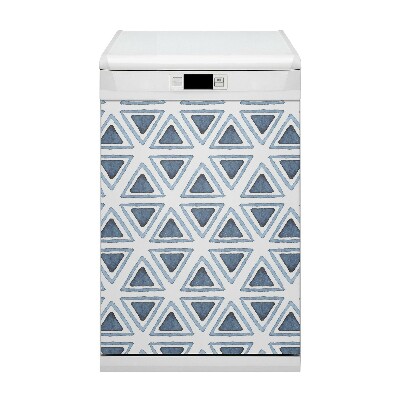 Capa magnética para máquina de lavar louça Triângulos