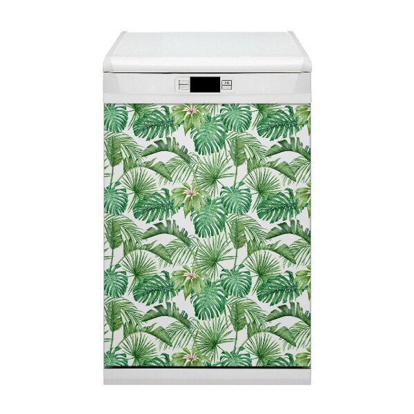 Painel magnético para máquina de lavar louça Palmeira e Monstera