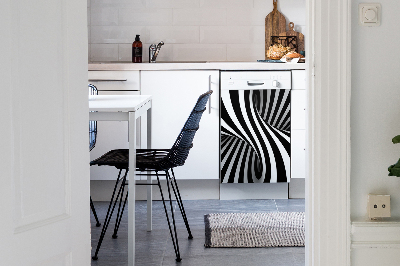 Painel magnético para máquina de lavar louça Abstração