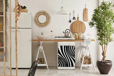 Painel magnético para máquina de lavar louça Abstração