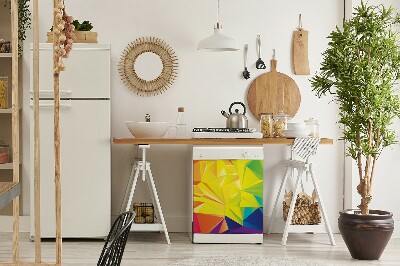 Capa magnética para máquina de lavar louça Cor abstrata